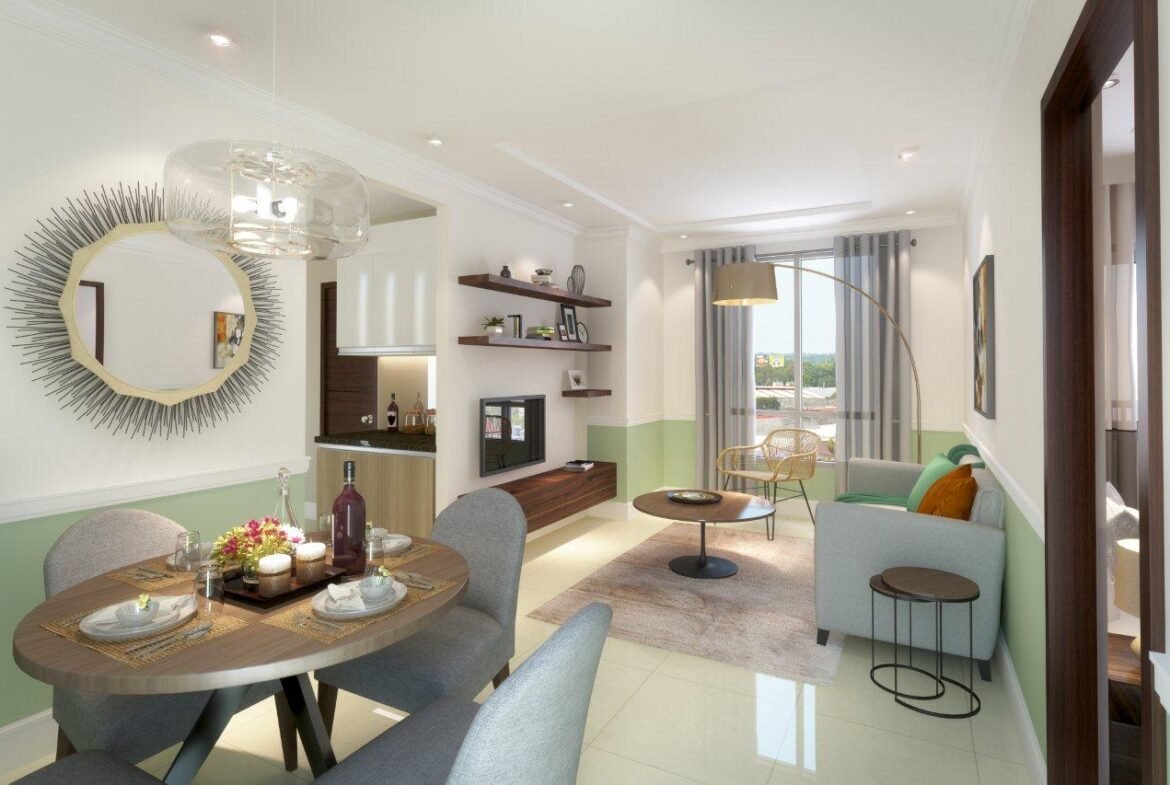 La Victoria Global Residences -1br dining