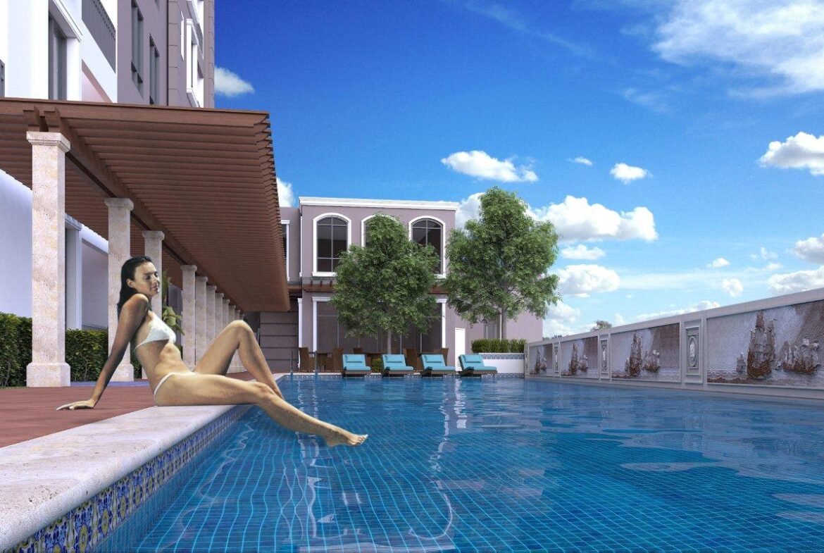 La Victoria Global Residences - pool-to-gym